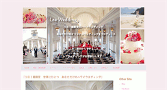 Desktop Screenshot of lea-wedding.com